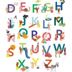 Affiche Des Lettres et des Signes